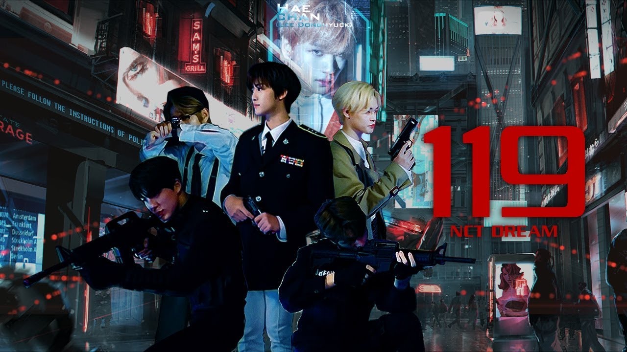 nct dream '119' but yours task force is on a mission approaching and catching criminals (8D engsub)