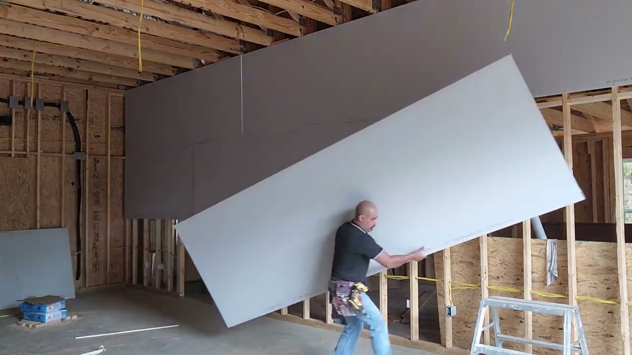 how to install dryall drywaller #viral #drywaller #drywall #diy #asheville #foryou #viral