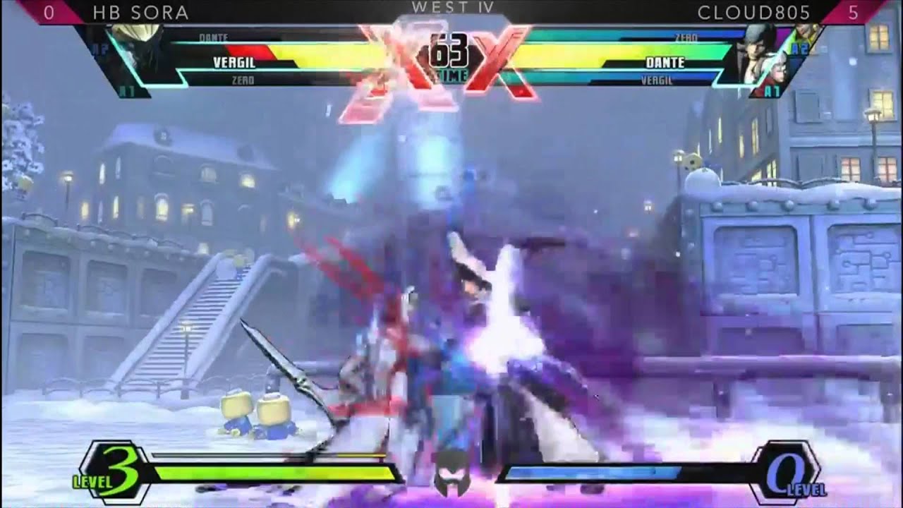 UMVC3 Curleh Mustache West IV   KIT Cloud 805 vs Hitbox Sora First to 7 MM