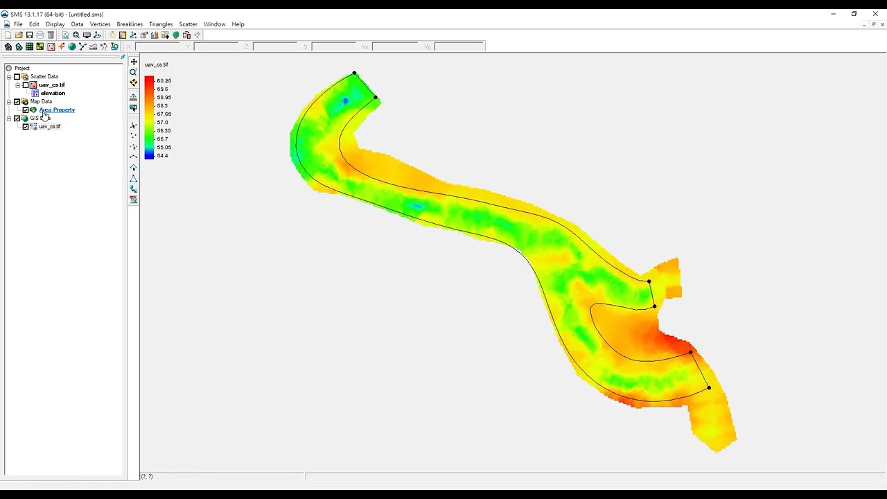 SRH2D Build mesh