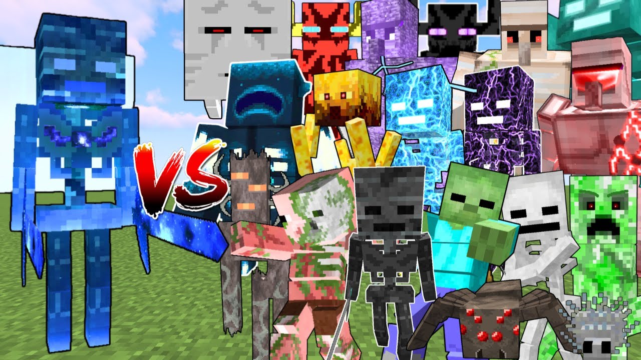Star Spirit vs All Titan Mobs | Minecraft Mob Battle