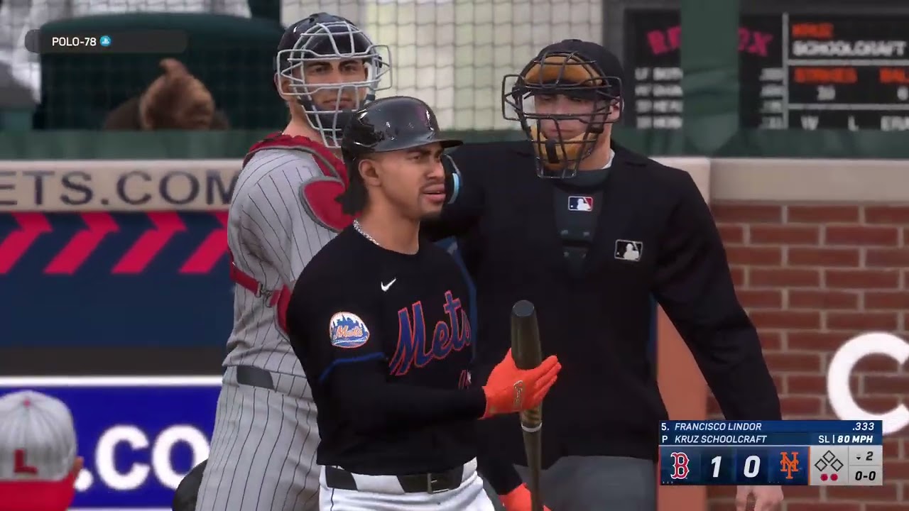 MLB The Show 25: DDS - S10 - Gm 3 of 3 - NYM @ BOS