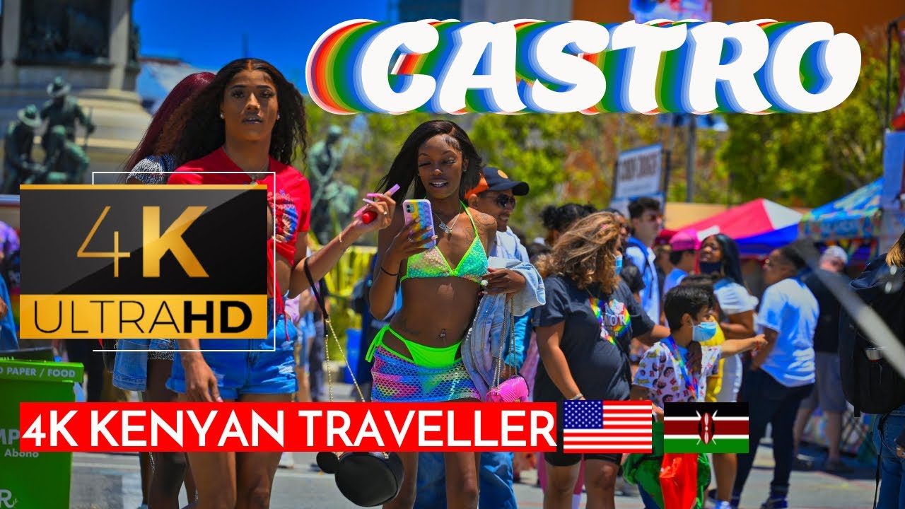 4K Walking Tour: CASTRO SAN FRANCISCO-PRIDE MONTH 2022 PART 2