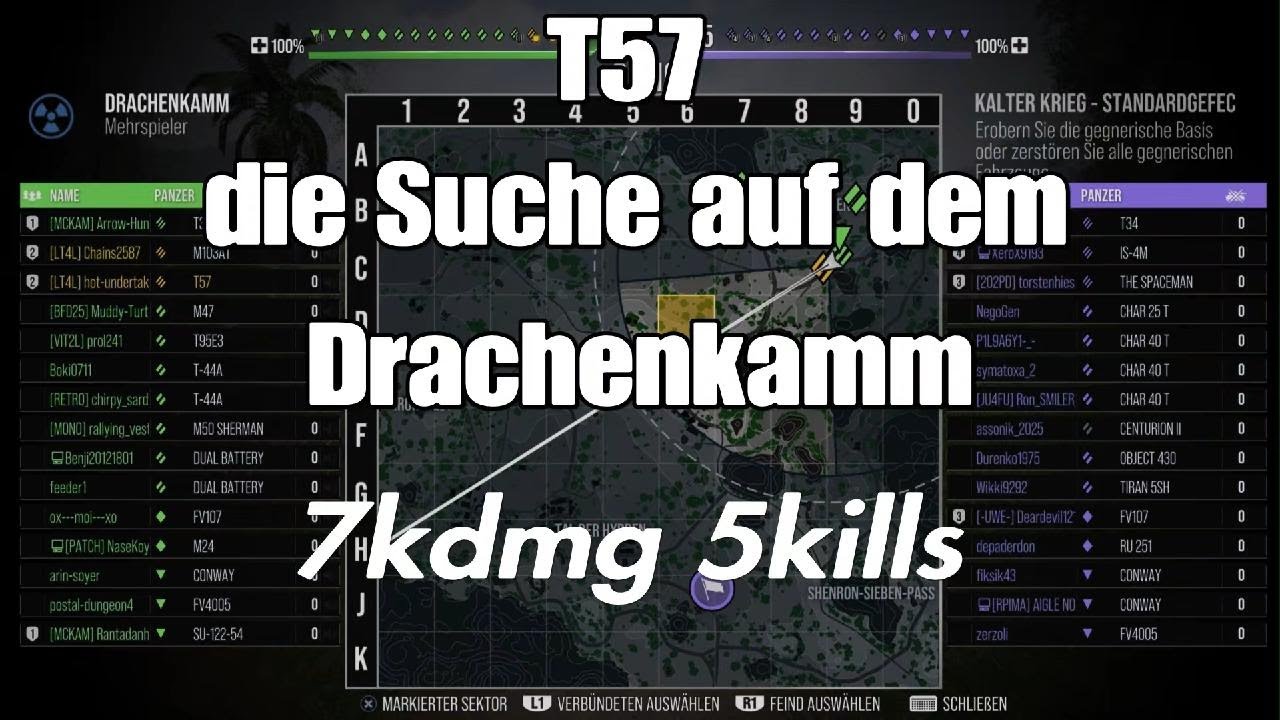 T57 die Suche auf dem Drachenkamm 7k dmg 5kills