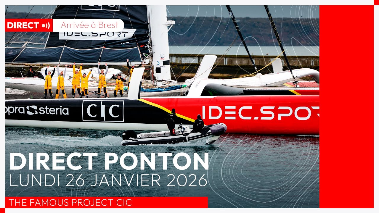 Arrivée à Brest de The Famous Project CIC !