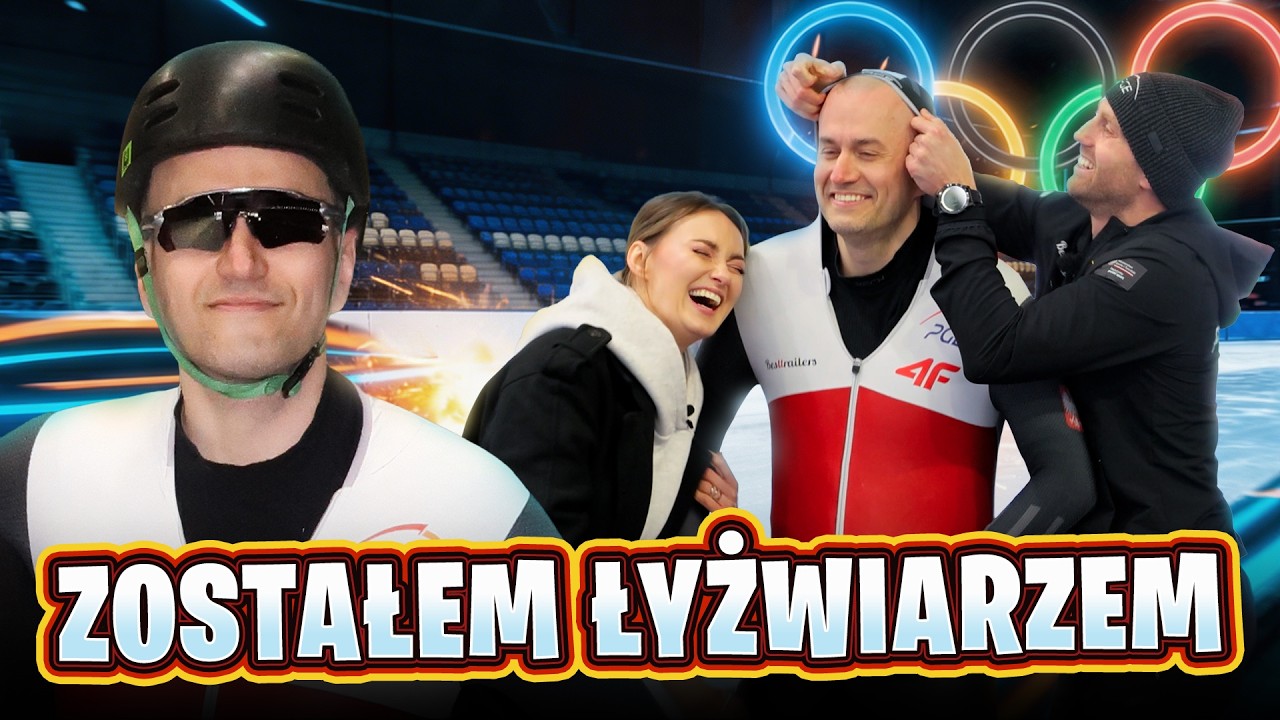 ZOSTAŁEM ŁYŻWIARZEM POD OKIEM DAMIANA ŻURKA!