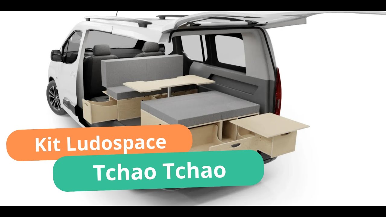Kit am&eacute;nagement ludospace TCHAO TCHAO version 1 place  - D&eacute;mo 3D