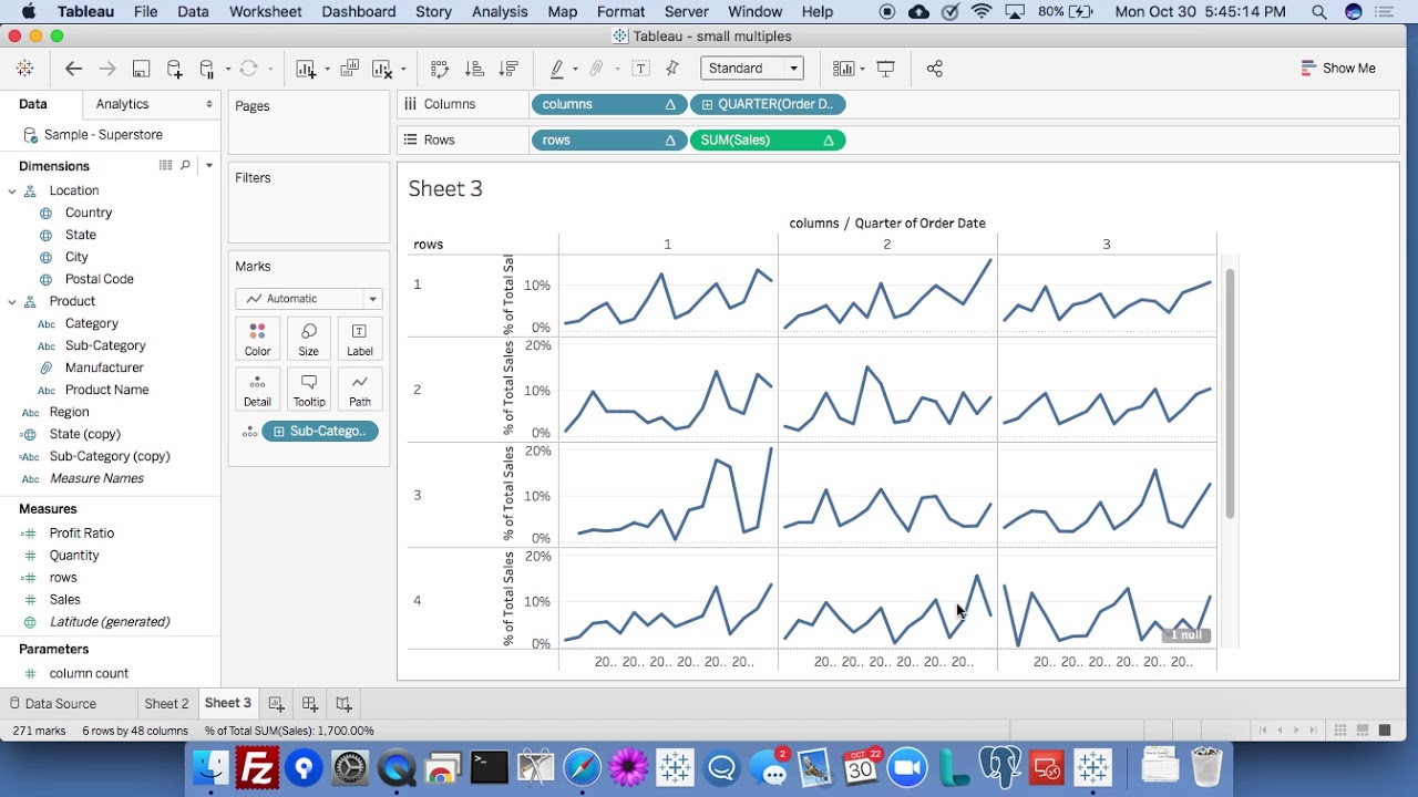 Small Multiples in Tableau
