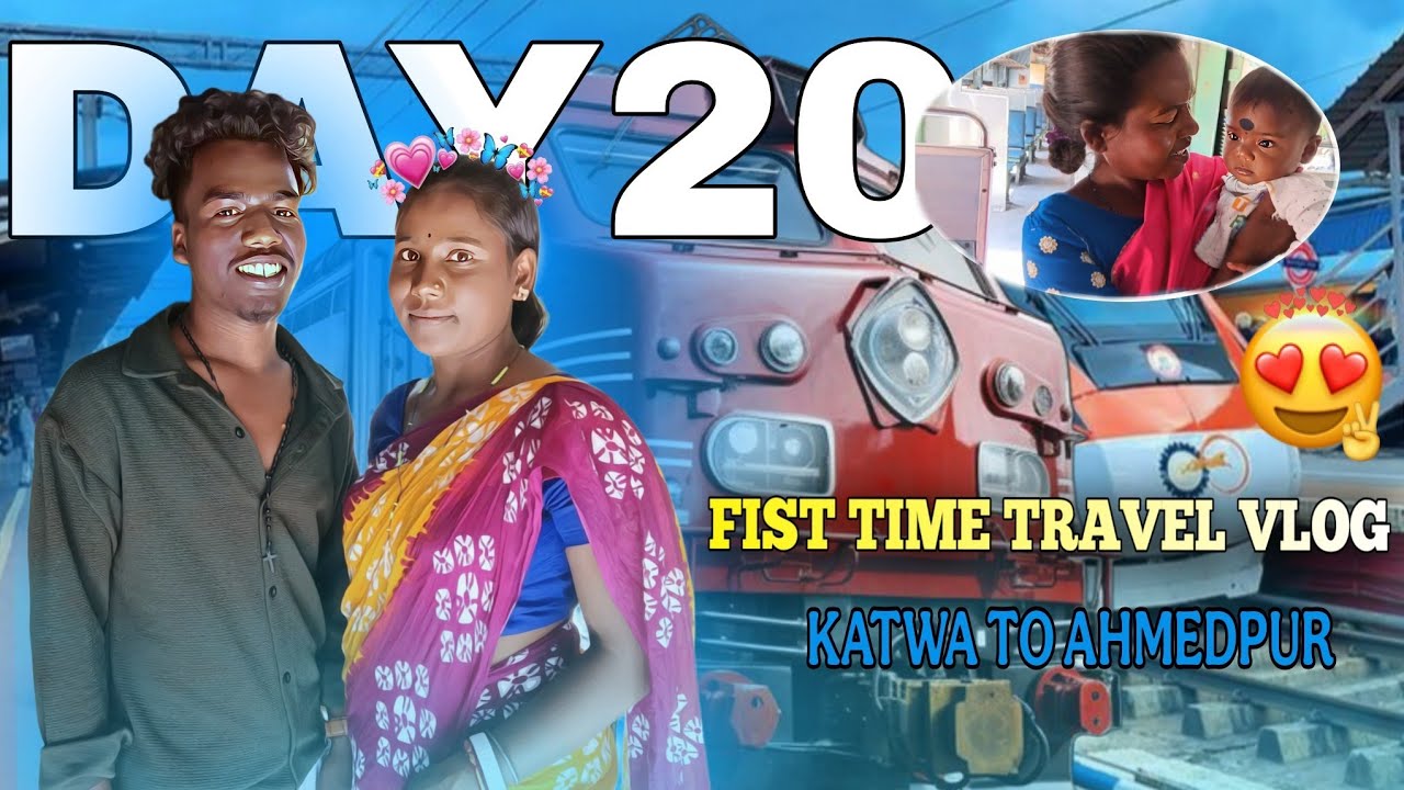 FIST TIME TRAVEL VLOG KATWA TO AHMEDPUR TRAIN ALL FAMILY/@LEOTUDU-T8J 
