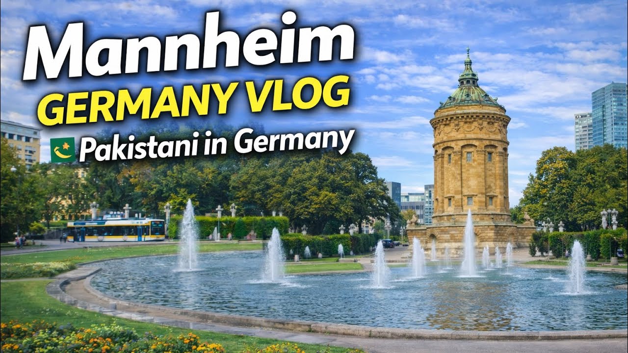 Mannheim Germany City Tour | Germany Life Vlog | Pakistani in Germany#germany #travel #europe 