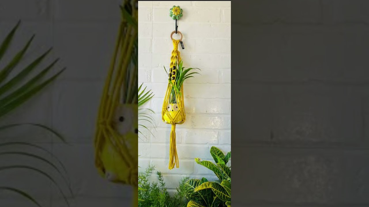 macrame plant hanger design and ideas 