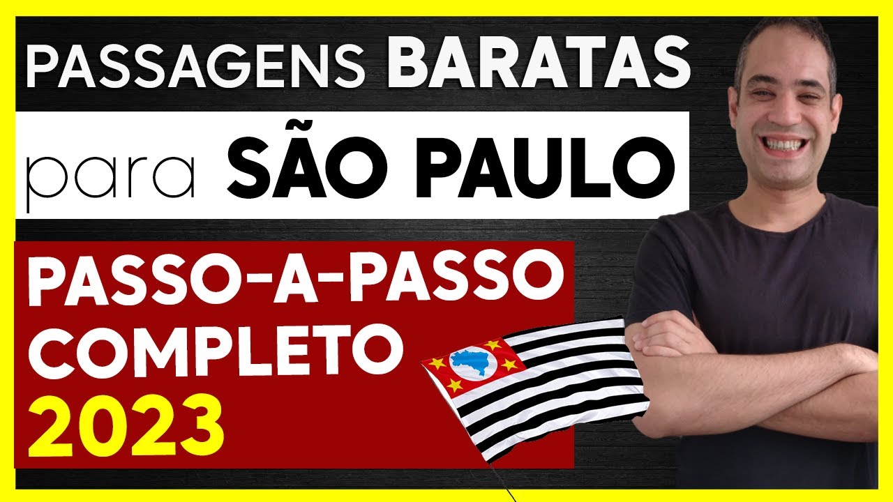COMO COMPRAR PASSAGENS AÉREAS BARATAS PARA SÃO PAULO - PASSO A PASSO 2023 COMPLETO ATUALIZADO