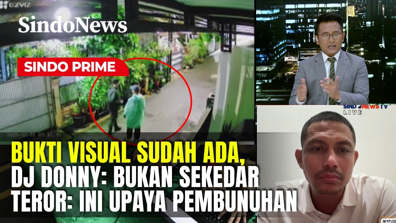 Bukti Visual Sudah Ada, Pelaku Teror Dj Donny Terlihat, Harusnya Bisa Cepat Ditangkap! | Sindo Prime