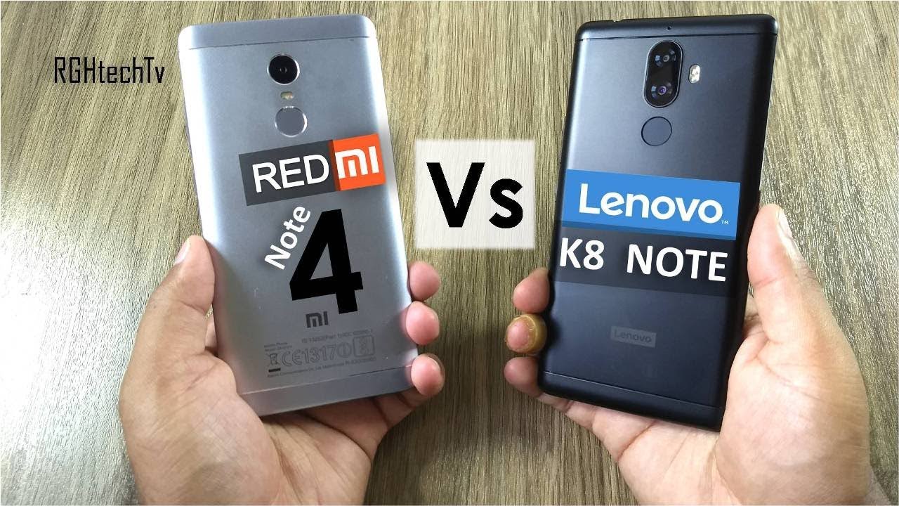 Lenovo K8 Note vs Redmi Note 4 | Battery, Gaming, Design & Build, Camera, Sound