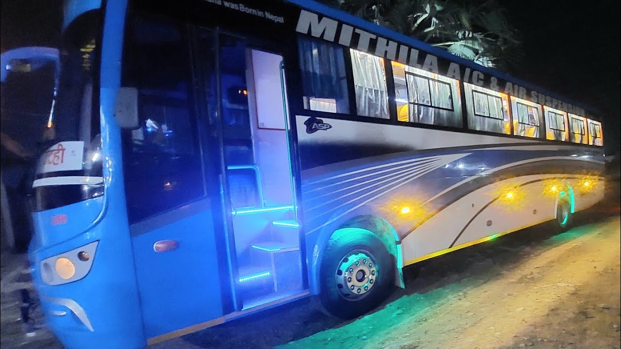Janakpur to Ktm by Mithila luxurious bus...