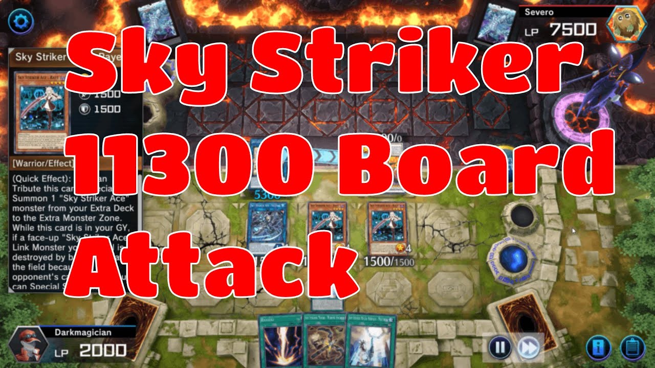 [Master Duel Gameplay]11300 Board Attack! Sky Strikers pass Final Sigma and finish the opponent!