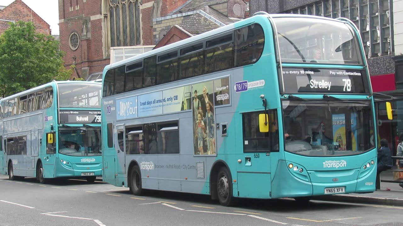 Buses Trains & Trams in Nottingham | August 2023