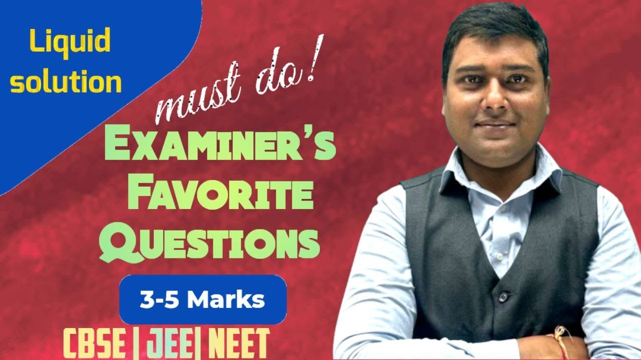 Liquid Solutions ONE SHOT 🔥 Important Questions | Class 12 CBSE 2026