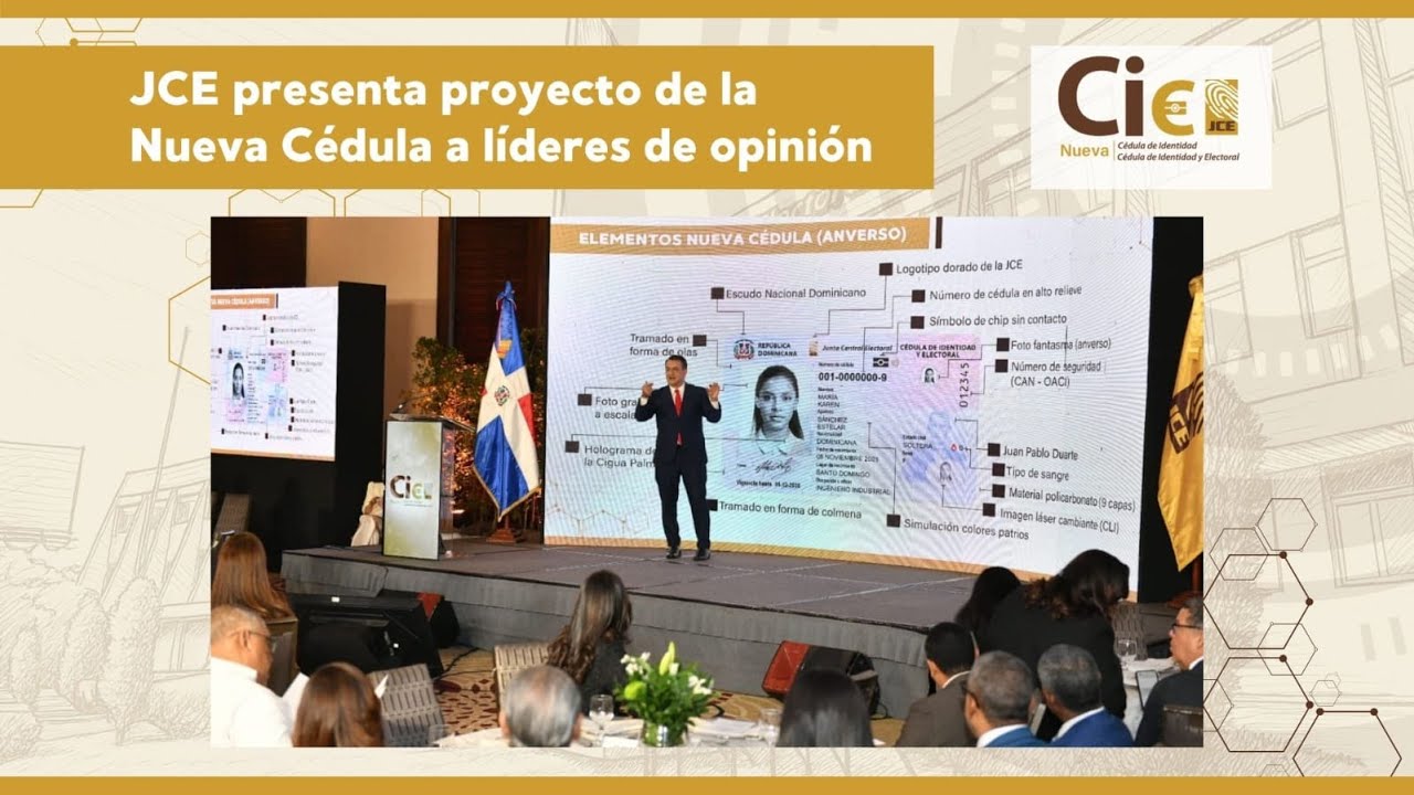 JCE presenta proyecto de la Nueva C&eacute;dula a l&iacute;deres de opini&oacute;n