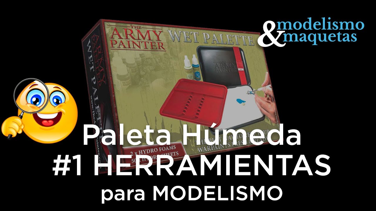 Paleta Húmeda para acrílicos 🔴 Herramientas para modelismo #1