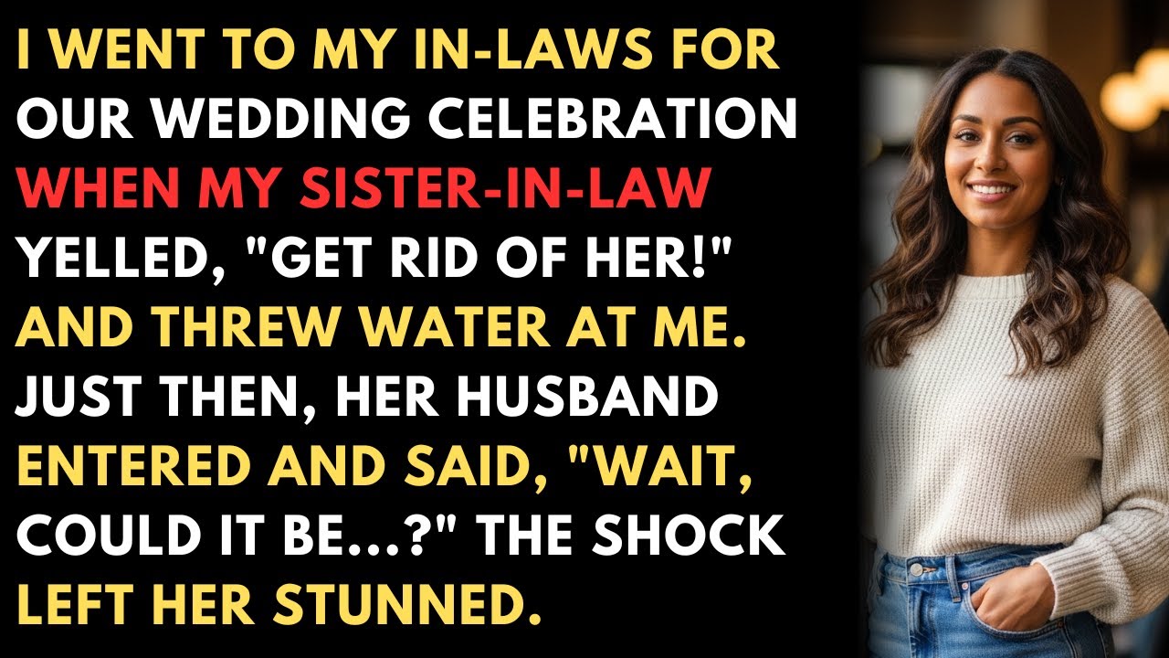 I WENT TO MY IN-LAWS FOR OUR WEDDING CELEBRATION WHEN MY SISTER-IN-LAW YELLED, 