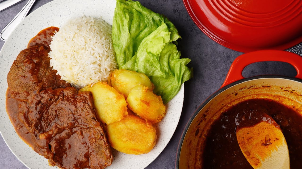 &iexcl;Prepara un rico BISTEC A LA OLLA Peruano!