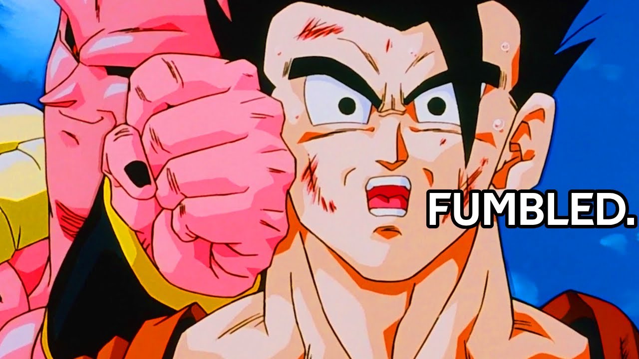 How Buu VIOLATED gohan after he FUMBLES the bag.