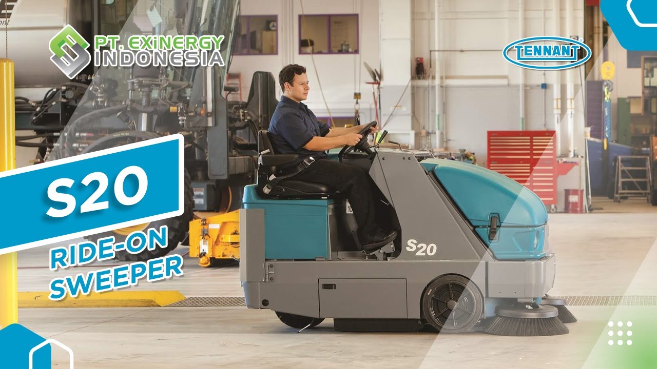 Tennant S20 Compact Ride On Sweeper