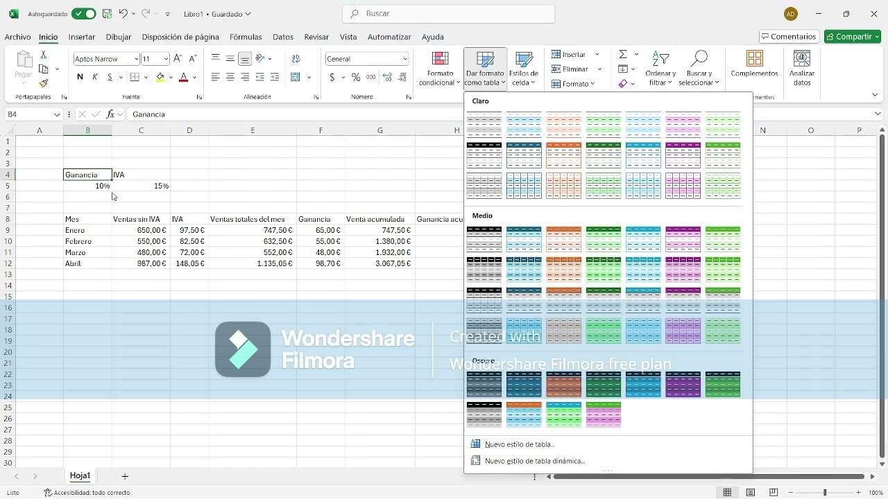 Como usar formulas básicas, arraste de filas e insertar gráficos en EXCEL