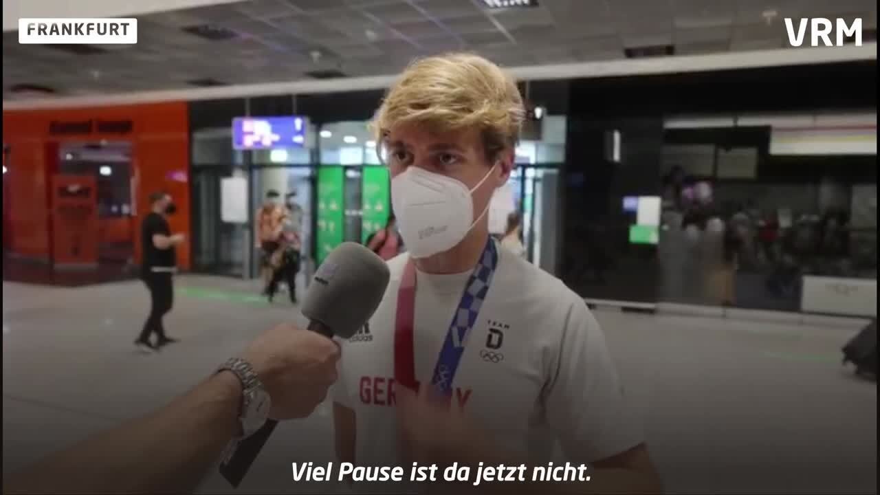 Olympia-Held Jason Osborne wird frenetisch empfangen