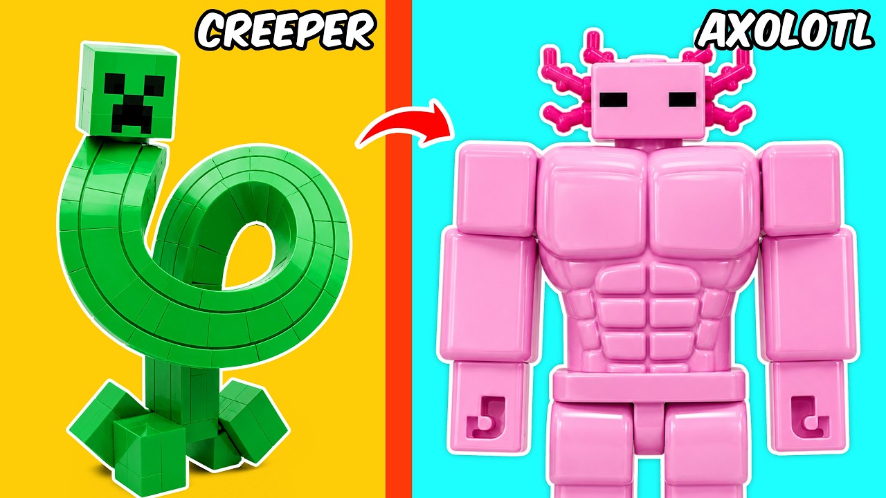 LEGO Minecraft: Najdziwniejsze konstrukcje w historii! | BEAR Bricks Polish