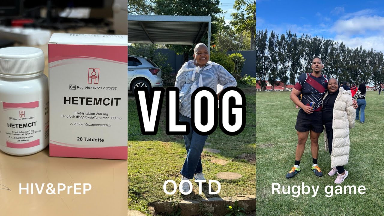 VLOG | SPEND A FEW DAYS WITH ME | LETS TALK HIV and PrEP | COOKING | RUGBY AND MORE…..