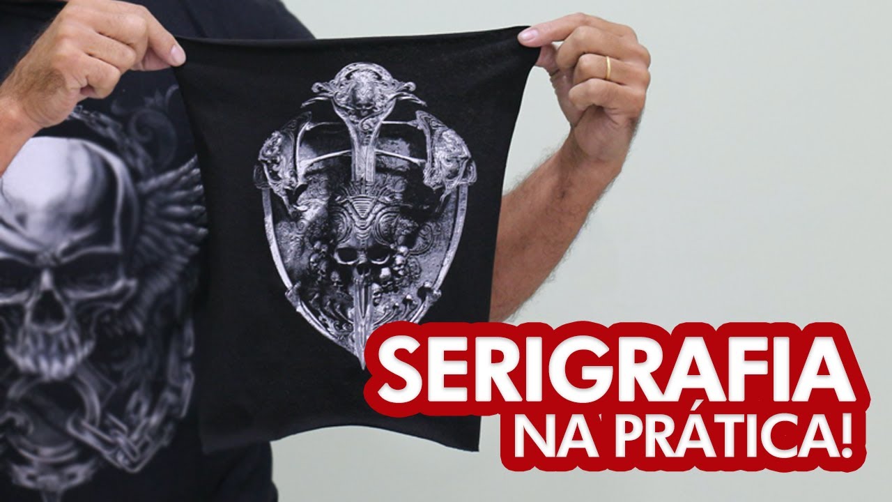 ESTAMPANDO CAMISETAS COM SERIGRAFIA
