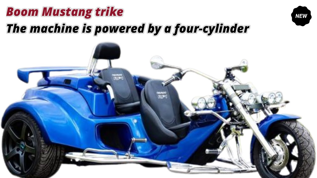 New Boom Trike Mustang - 2 Turbo New Shape Automatic!