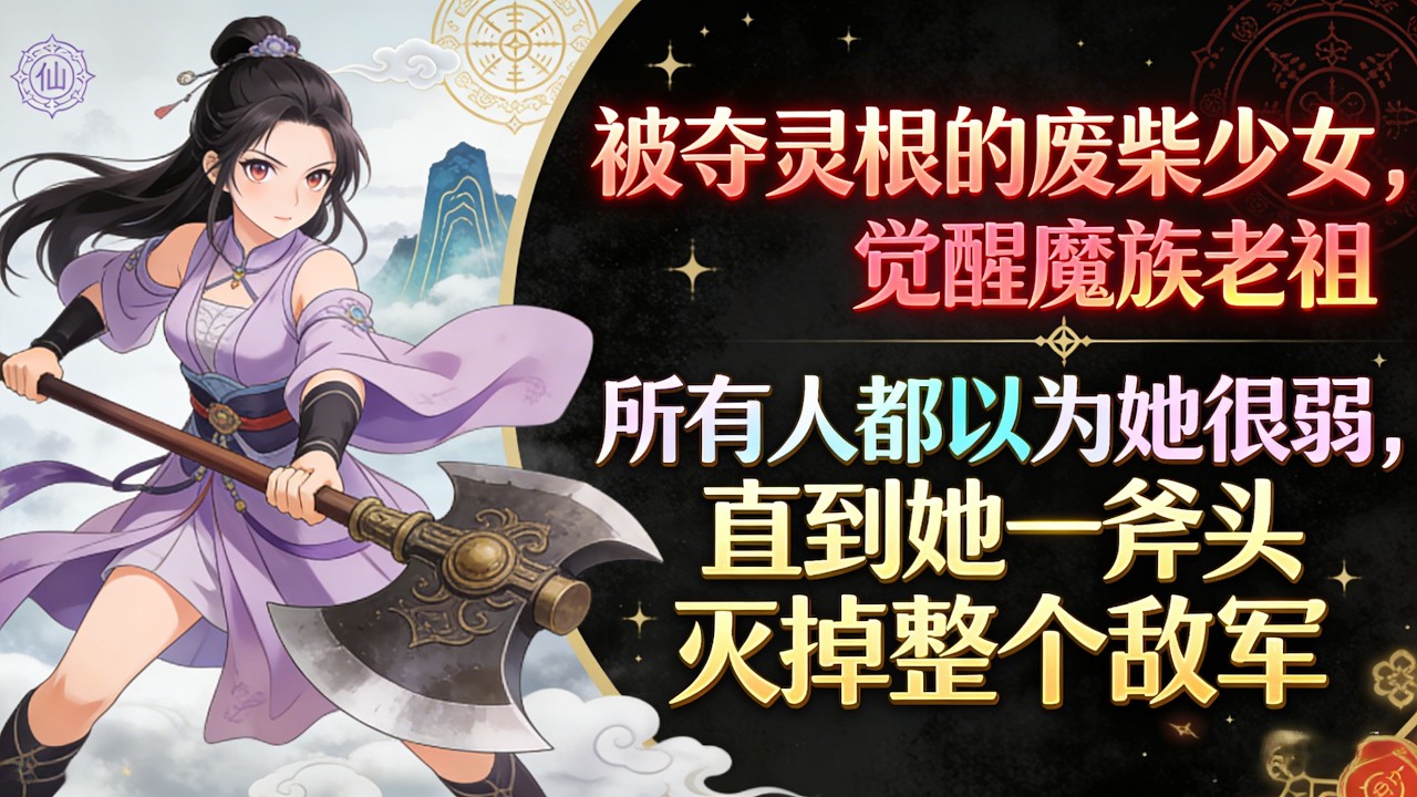 「修仙大女主」魔族老祖时韫，转生成小女孩。这个女孩，她原本的变异冰灵根被夺走。经脉被震碎，丹田被毁。于是时韫进入新宗门，没人知道，这个看起来柔弱的小师妹，其实是绝世天才。#逆襲#修仙  #女强