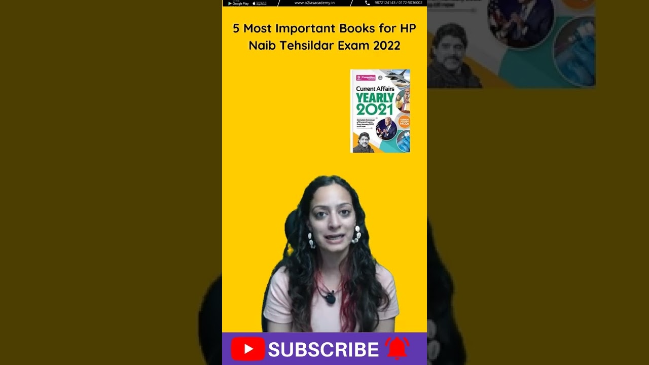 Top 5 Books for Himachal Naib Tehsildar Exam Preparation #Shorts