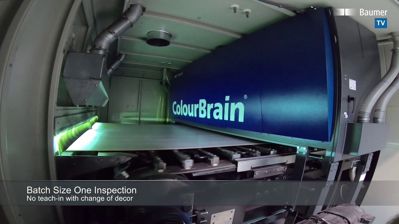 Baumer Inspection - Inspection of digital printed Panels (Single-Pass)