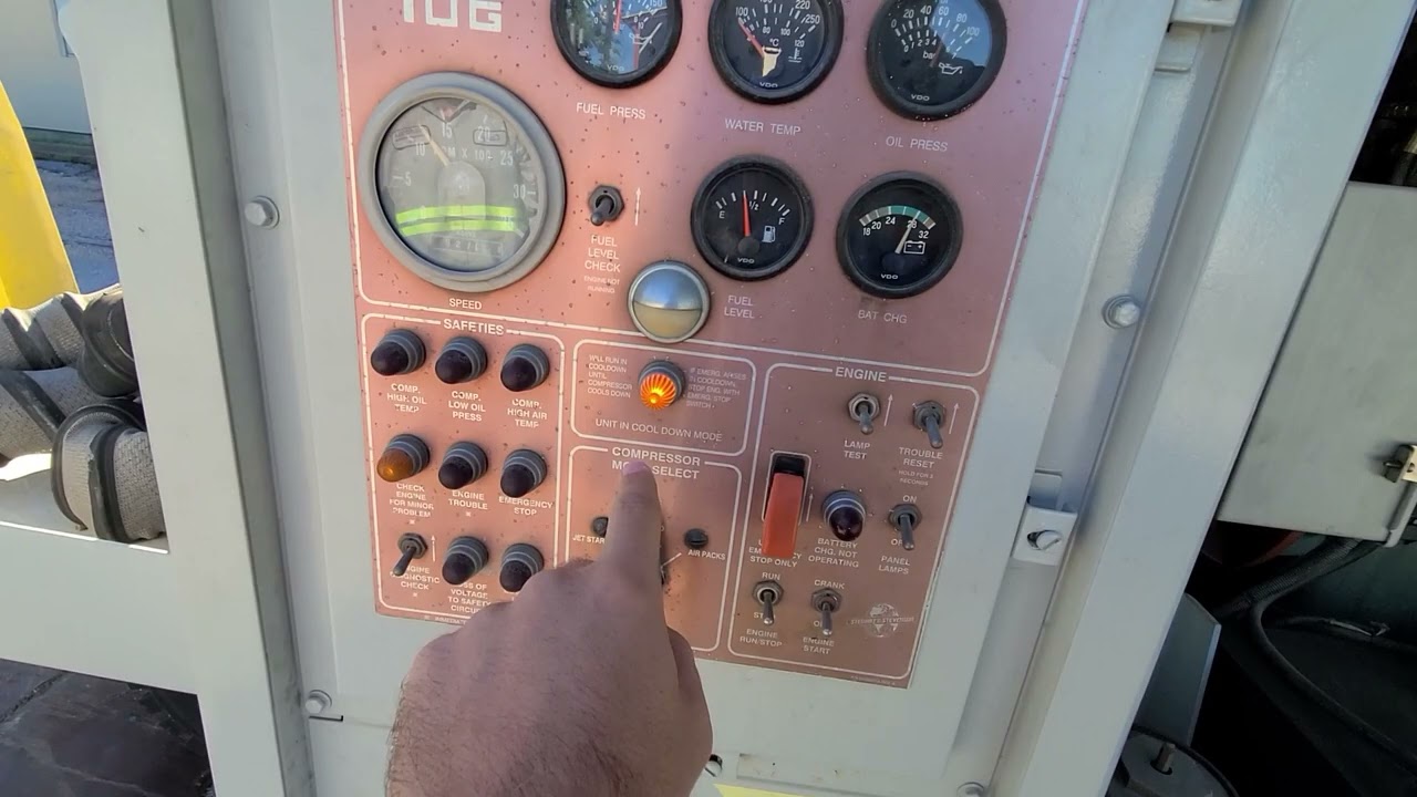 Stewart and Stevenson / TUG - TMD150 Airstart Unit - Quick Operation before loading