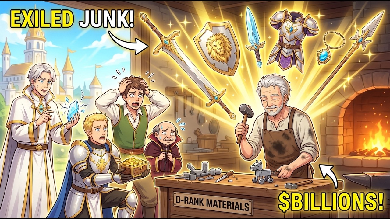 Guild Fired Their Blacksmith After 30 Years But His D-Rank Scrap Forge Better Weapons Than S-Rank...
