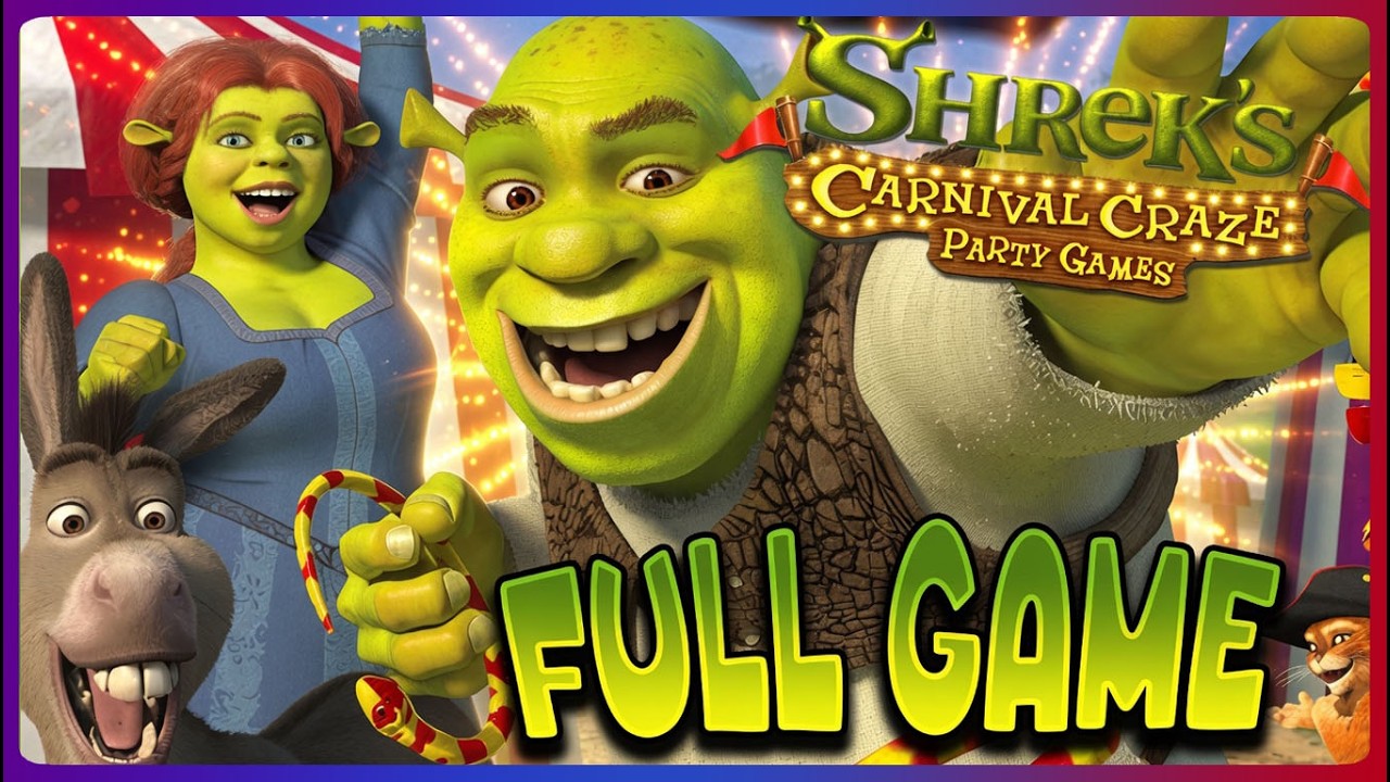 Shrek's Carnival Craze FULL GAME Longplay (Wii, PS2)