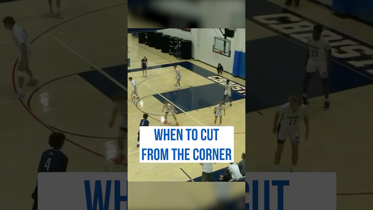 When to cut from the corner in high school basketball 🧠🏀