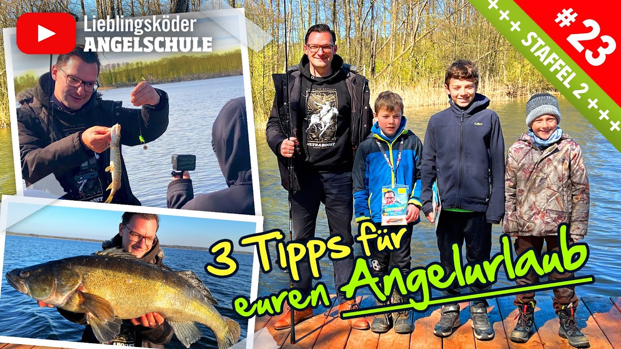 Angeln mit Kindern im URLAUB 🎣👍🏼❤️
