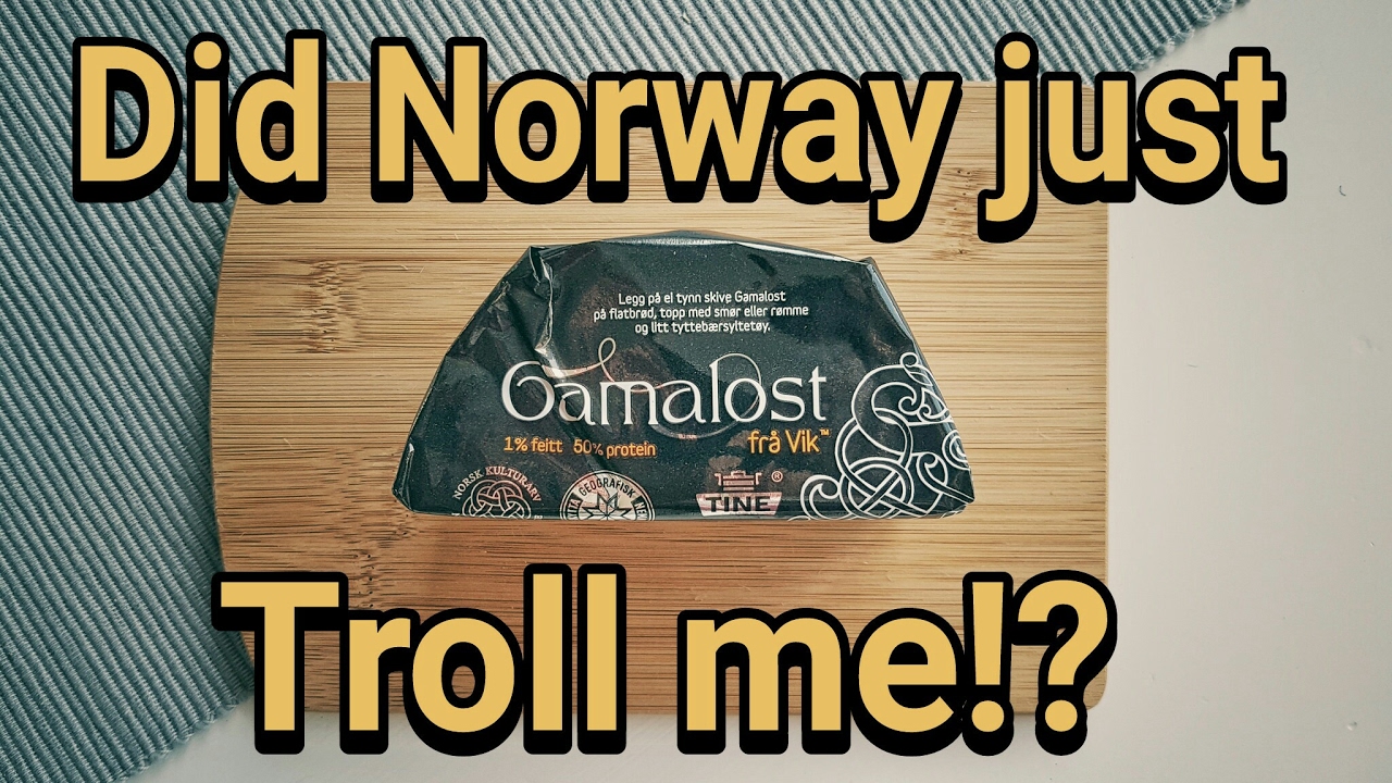 Tasting a bizarre Norwegian Cheese