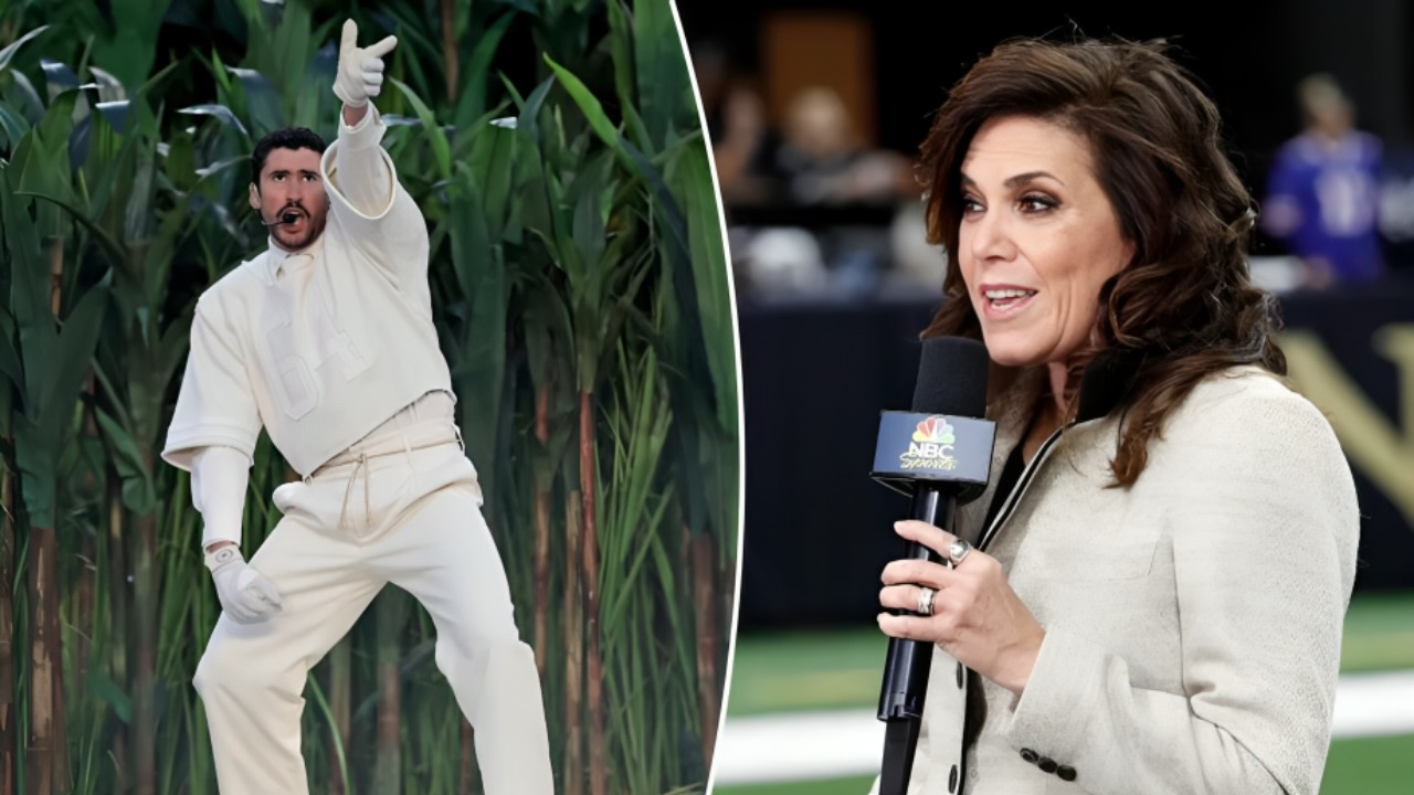Michele Tafoya Did This During the Super Bowl Instead of Watching Bad Bunny Halftime Show