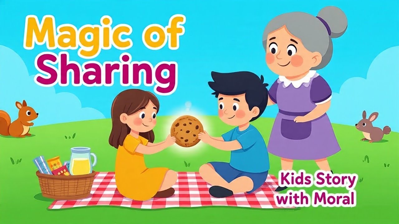 The Magic of Sharing 🌟 | Heartwarming Kids Story with Moral | Bedtime & Learning Story for Children