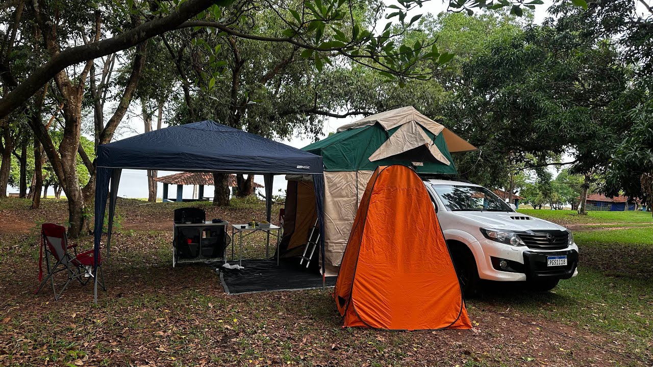 Acampamos no Nautico de Furnas  Fronteira-MG