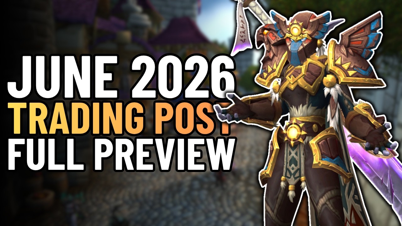 June Trading Post Full Preview | An'she Rewards & Sun Roc Mount | WoW Patch 12.0.5