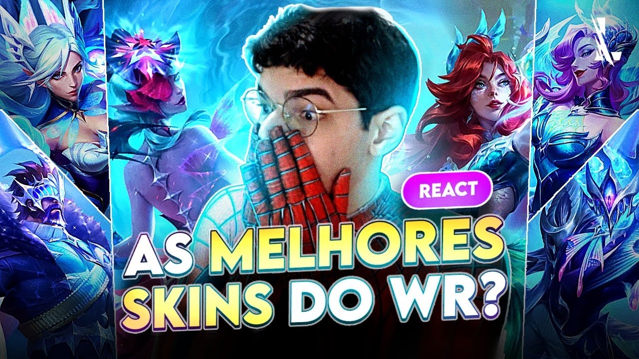 REACT DAS MELHORES SKINS QUE O WILD RIFT J&Aacute; FEZ??? | LoL Wild Rift