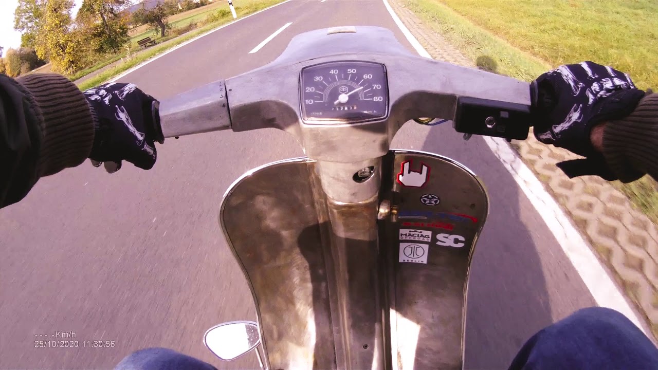 Vespa V50 Herbstausritt VMC 98