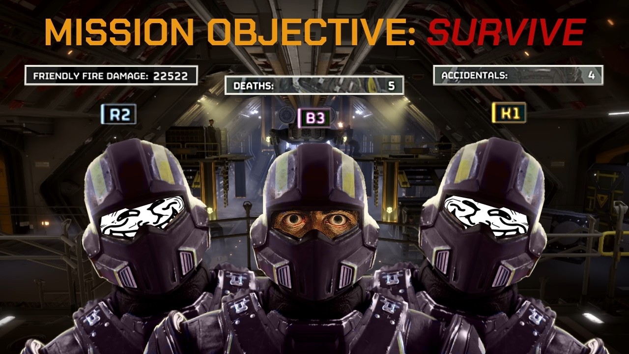 HELLDIVERS 2, but we're dirty little TROLLS